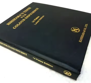 TOP QUALITY, LATEST ADDITION 14 PLATE ISHIHARA BOOK COLOUR <b>BLINDNESS</b> TESTING ... - Product Image 6