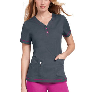 Venta caliente de la fábrica al por mayor de hospital uniforme médico impreso Scrubs tops enfermería Scrubs uniforme precio barato médico Scrubs mujeres - Product Image 1