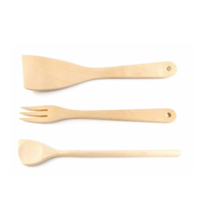 High Quality Kitchen Accessories Kitchen Tools Cooking <b>Utensils</b> Reusable Food Grade Cookware <b>Wood</b> <b>Utensil</b> Set for Home - Product Image 3