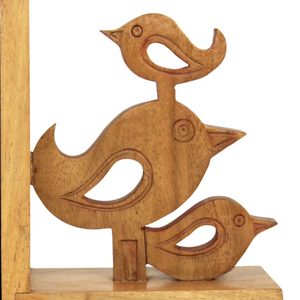 Premium Quality Contemporary Wooden Bookends Adjustable Height <b>Table</b> <b>Decorative</b> Book Holder From India Book Support - Product Image 3