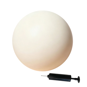 Mini Balón de Yoga de PVC Mate de 8 Pulgadas (20 cm), 300 g, con Logotipo Personalizado, Balón de Gimnasia de Plástico Suave, Antiexplosión, Beige - Product Image 1