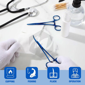 Pinzas Hemostáticas Manuales Duraderas, Curvas y Rectas, con Acabado Plateado, Certificadas por MOL para Uso Médico y Aficionados - Product Image 2