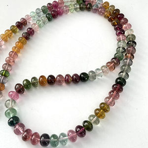 สร้อยคอเม็ดทัวร์มาลีนธรรมชาติ 262.85 กะรัต หลายสี สำหรับทำเครื่องประดับอัญมณีชั้นดี - Product Image 1