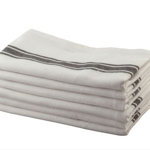 Paños de limpieza de cocina de algodón 100% con patrón de rayas cuadradas tejidas, toallas de cocina para uso doméstico - Product Image 1