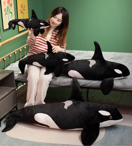 Simulatie Orcinus Orca Pluche Zeedieren Gooien Kussens Vis Walvis Knuffel Dier Poppen Bed Slapen Groot Speelgoed Aquarium - Product Image 6