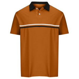 Polos de meilleure qualité en tissu véritable avec logo personnalisé pour hommes, dernière conception, polos en tissu véritable respirant, nouveauté - Product Image 5