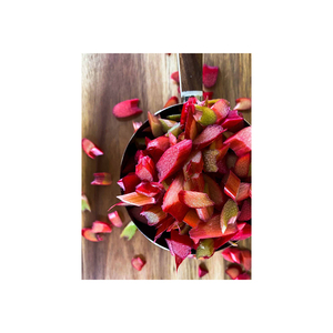 Livraison rapide de tranches de rhubarbe congelées emballées dans des sacs d'aliments surgelés - Product Image 4