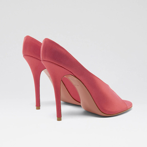 Sandales roses à talons aiguilles élégantes à bout ouvert pour femmes Chaussures en cuir de fête à la mode à lacets respirantes en <span class=keywords><strong>petit</strong></span> lot pour l'été - Product Image 5