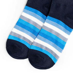 Calcetines de algodón/bambú para hombre, calcetines deportivos transpirables de Color sólido de talla grande con logotipo inferior - Product Image 4