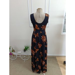 Vestido Largo Supreme para Mujer con Escote Cruzado y Detalle de Corte Ancho, 34638 - Café - Product Image 6