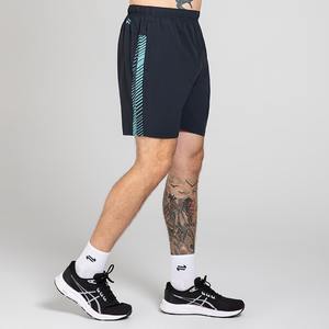 Short de bain pour homme 100% polyester noir bleu motif solide élégant et confortable - Product Image 1