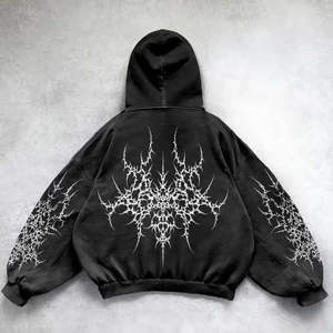 Sweat à capuche pour homme personnalisé léger 100% coton avec broderie dégradée pour homme sweat à capuche respirant à séchage rapide avec logo personnalisé pour homme - Product Image 2