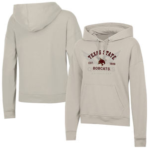 Sudadera con Capucha Ligera de Forro Polar para Mujer de los Texas State Bobcats, Diseño Sólido de Alta Calidad Personalizado para Universidad - Product Image 1