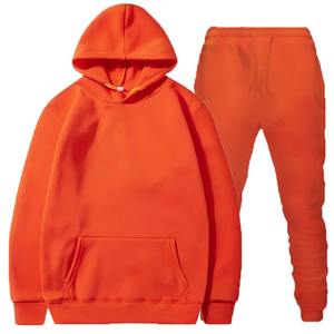 Ensemble 2 pièces respirant personnalisé de haute qualité Survêtements au design élégant 100% survêtements à capuche en coton biologique - Product Image 1