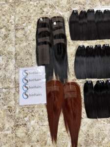 Venta al por mayor de mechones de cabello humano sin procesar con cutícula alineada 2023 mechones de cabello humano sin procesar súper doblemente estirado proveedor - Product Image 5