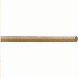 Varillas Ranuradas de Madera de Haya de 1m de Largo y 20mm de Diámetro, Paquete de 50 - Artesanías de Bambú y Madera - Product Image 2