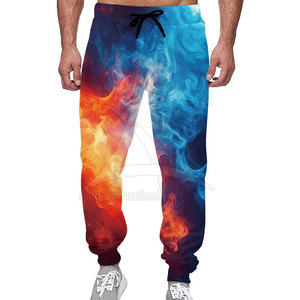 Pantalon décontracté pour homme en gros, automne-hiver, coupe droite, sublimation, qualité lavée premium, confortable, professionnel, 100% - Product Image 1
