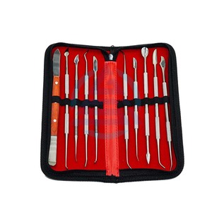 Spatule Plâtre Couteau En Acier Inoxydable Polyvalent Dents Cire Sculpture Outil Kit Dentisterie Fournitures Ensemble Dentaire instruments chirurgicaux - Product Image 1