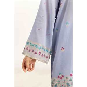 Conjunto de Traje de 3 Piezas para Mujer en Jacquard Teñido Color Malva - Product Image 1