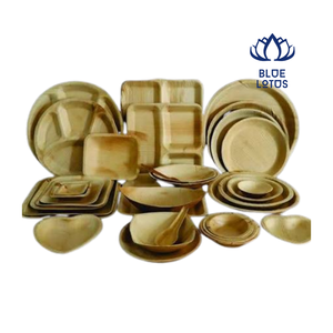 [VENTE CHAUDE] |   Assiettes jetables biodégradables et compostables en feuilles de palmier de 10 pouces, lot de 50, pour traiteur, fête, Vietnam - Product Image 1