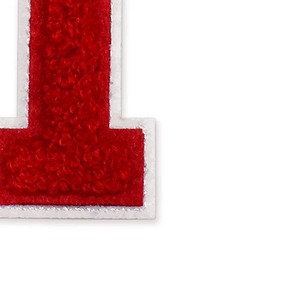 Patchs de broderie colorés de haute qualité pas cher Patch de broderie de presse à chaud au laser avec votre logo patchs en chenille - Product Image 5