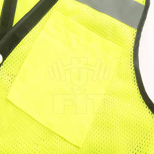 Logotipo personalizado Construcción Seguridad Chaleco DE SEGURIDAD Hi Vis Poliéster Impermeable Ropa reflectante Venta en línea - Product Image 5