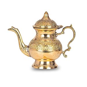 Théière à thé à poignée de couvercle de bouilloire King en laiton de haute qualité pour la maison hôtel café pour l'ambiance de style de vie comprend des ensembles d'ustensiles cuillères - Product Image 3