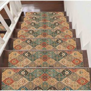 Alfombra con Diseño Kilim: Tonos Suaves, Estilo Étnico, Lavable a Máquina, Alfombra de Pasillo - Product Image 3