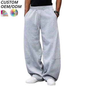 Pantalon en coton imprimé respirant et infroissable pour hommes grandes tailles, coupe décontractée pour le bureau, avec support OEM/ODM pour logo personnalisé - Product Image 1