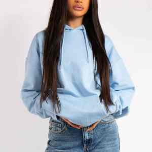 Customized Design Womens Oversized <b>Hoodies</b> <b>Velour</b> Heavy Cotton Spring Casual Wear Long Streetwear Pullover OEM - Product Image 3