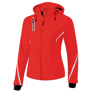 Veste Softshell imperméable pour femmes en gros personnalisée, doublée de polaire, poignets côtelés, veste réfléchissante, veste de randonnée - Product Image 3