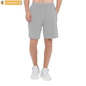 Short de gymnastique pour hommes personnalisé OEM Joggers en maille à séchage rapide avec poches latérales | Fournisseur de vêtements de sport - Product Image 4