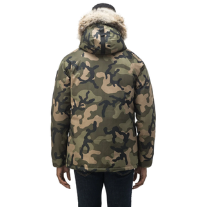 Parka d'hiver épaisse pour homme, grande taille, à capuche, coupe-vent, respirante, écologique, OEM - Product Image 3