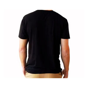 <b>Men's</b> Rounded Neck <b>Curve</b> <b>Hem</b> Lightweight Cooling Short Sleeve Casual <b>T</b>-<b>Shirt</b> <b>Men</b> Oversized Sporting Breathable Cotton Polyester - Product Image 5