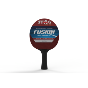 Raquette de tennis de table Stag Iconic Fusion Series, professionnelle, durable, écologique, 13 couches, bois, caoutchouc, picots, fibre de carbone - Product Image 6