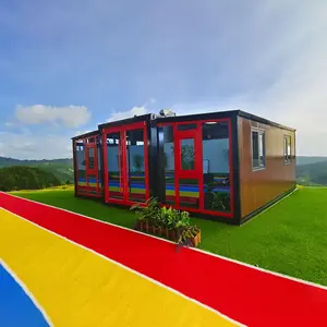 faltbarer container 20 ft paneel stahlkonstruktion container haus fertighaus tiny house mit anpassbaren fertighäusern