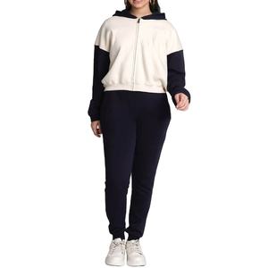 Survêtement pour femme avec fermeture éclair, 100% coton, coupe ajustée, fabriqué dans la meilleure qualité - Product Image 1