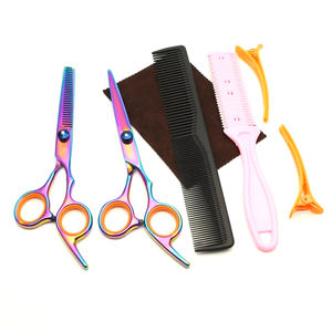 Kits professionnels de ciseaux de coupe de cheveux en acier inoxydable de haute qualité - Product Image 3