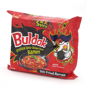 Nouilles instantanées au poulet épicé Buldak, farine de blé, ramen frit en vrac, emballage en boîte et en sac - Product Image 5