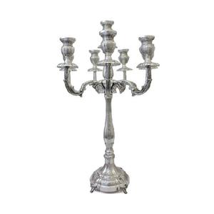 Candelabro Chapado en plata hecho a mano para decoración de boda, candelabro clásico de lujo, soporte para velas, alta calidad - Product Image 5