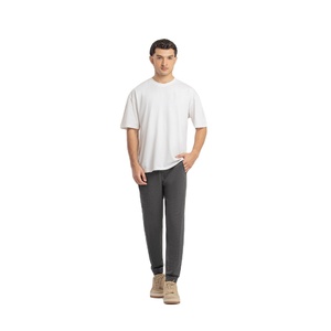 Modern Skinny <b>Jogger</b> Pants Men Stretch Polyester <b>Slim</b> Fit Casual Training Gym Track Pants Streetwear Bottoms Custom OEM Private - Product Image 3