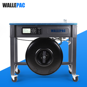 Wallepac 5mmポリフリーバックル電気バンディング包装機半自動テーブルトップPPベルトカートンボックスストラップマシン - Product Image 1