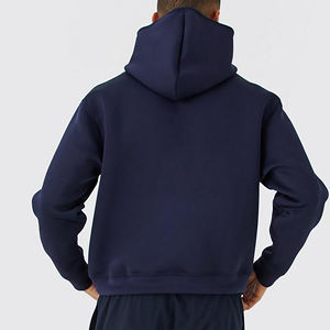 เสื้อมีฮู้ดสำหรับผู้ชายผ้าฝ้าย100% 400 GSM รุ่นเฮฟวีเวตสวมใส่ลำลองระบายไหล่ตก - Product Image 5