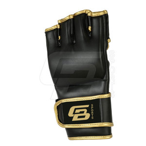 Gants de boxe demi-doigts imperméables de la meilleure qualité pour adultes Gants d'entraînement MMA en tailles 8oz 12oz 16oz avec protecteur - Product Image 6