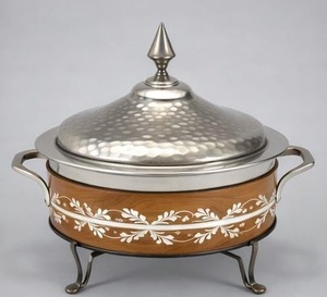 Casserole en acier inoxydable de luxe, fabriquée à la main en Inde, isolée, écologique, options personnalisables pour un usage domestique ou commercial - Product Image 3