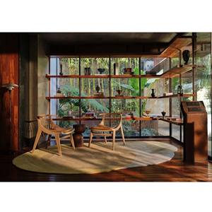 Tapis fait main en forme de galet biologique personnalisé, tapis en laine moderne à plusieurs couches dans des tons terreux pour le salon, la chambre à coucher, la décoration intérieure, indien - Product Image 6