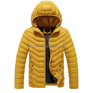 Chaqueta acolchada de burbujas para hombre con logotipo personalizado, chaqueta cálida de invierno urbana con logotipo frontal, chaqueta de moda para hombre - Product Image 5