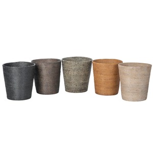 Cesta de mimbre Goodfield para residuos, hecha a mano, ecológica, al por mayor, fabricada en Viena - Product Image 1