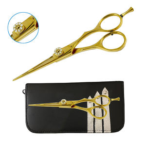 Ciseaux de coiffure professionnels en acier inoxydable avec logo personnalisé pour salon de beauté - Product Image 3