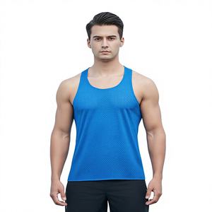 Singlet de sport en mesh léger, vêtements de course à séchage rapide - Product Image 1
